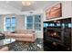 Inviting lounge with fireplace, ocean view, and comfortable seating at 3703 S Atlantic Ave # 507, Daytona Beach Shores, FL 32118