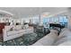 Stylish lounge area with ocean views, comfortable seating, and modern decor at 3703 S Atlantic Ave # 507, Daytona Beach Shores, FL 32118