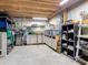Well-organized metal building storage room featuring ample shelving and storage solutions for various items at 4252 Quail Ranch Rd, New Smyrna Beach, FL 32168