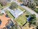 Aerial view showcasing the layout of a home with a spacious backyard in a suburban setting at 509 Kettering Rd, Deltona, FL 32725