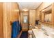 Bathroom with a vanity, mirror, toilet, and walk-in shower at 55634 Sam St, Astor, FL 32102