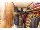 Walk-in closet with built-in shelves and hanging racks at 55634 Sam St, Astor, FL 32102