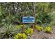 Sign for the community clubhouse points the way to recreational facilities for the enjoyment of all residents at 6152 Sequoia Dr, Port Orange, FL 32127