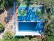 Aerial view of a multi-use sports court area at 6157 Sequoia Dr, Port Orange, FL 32127