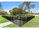 Safe and secure, fenced community dog park with separate gated entries at 875 Honey Petal Ln, Deland, FL 32720