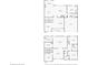 Detailed floor plan showcasing layout of the home's first and second floor, dimensions, and room placement at 1318 Pup Fish Ln, Deland, FL 32724