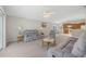 Open living room that is adjoined to kitchen at 232 Gala Cir, Daytona Beach, FL 32124