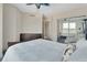 This bedroom features a large window, a dresser, a closet, and a sitting area at 241 Riverside Dr # 1502, Daytona Beach, FL 32117