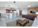 Open-concept living area featuring a kitchen, dining area, and comfortable seating, perfect for entertaining at 241 Riverside Dr # 1502, Daytona Beach, FL 32117