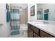 Cozy bathroom with a shower-tub combination and a sleek vanity at 291 Northcote Ct, Deland, FL 32724