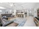 Bright and airy living space connects the kitchen and living areas, perfect for entertaining and relaxation at 291 Northcote Ct, Deland, FL 32724