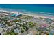 Aerial view of the beachside property with surrounding neighborhood and ocean views at 313 S Atlantic Ave # 6140, Daytona Beach, FL 32118