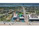 Aerial shot of beachfront property with pool, parking, and ocean views at 313 S Atlantic Ave # 6140, Daytona Beach, FL 32118
