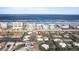Coastal community aerial shot with close proximity to the beach and water at 4150 S Atlantic Ave # 104 B, New Smyrna Beach, FL 32169