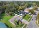 Wide aerial perspective of a home site and surrounding green space highlighting the spaciousness of the area at 6058 Central Park Blvd, Port Orange, FL 32127