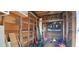 Functional shed interior with shelving, ideal for organized storage of tools and supplies at 685 E French Ave, Orange City, FL 32763