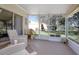 Relaxing sunroom with comfortable seating and scenic backyard views at 10477 Montpelier Cir, Orlando, FL 32821