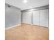 Bedroom featuring tile floors and a large closet at 1259 Vanderbilt Dr, Ormond Beach, FL 32174