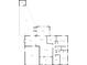 Detailed floor plan showcasing the layout of the house, including the shed and patio at 1259 Vanderbilt Dr, Ormond Beach, FL 32174