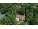 Birds-eye view of the home nestled within a community with mature landscaping at 1875 Glenwood Oaks Ln, Deland, FL 32720