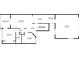 Detailed floor plan showing layout of rooms, dimensions, and garage position for easy visualization at 2015 Cornell Pl, Port Orange, FL 32128
