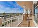 Balcony offering an expansive view of the city and blue skies at 2515 S Atlantic Ave # 401, Daytona Beach Shores, FL 32118