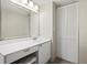 Bathroom featuring a large mirror and ample counter space at 2555 S Atlantic Ave # 1007, Daytona Beach Shores, FL 32118