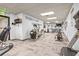 Well-equipped gym with cardio machines and inspiring motivational wall art at 2555 S Atlantic Ave # 1007, Daytona Beach Shores, FL 32118
