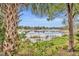 Picturesque lake view framed by lush foliage, showcasing the serene and natural beauty of the property's surroundings at 2557 Shiprock Ct, Deltona, FL 32738