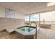 Indoor hot tub offers ocean views with beach access and bright lighting at 2967 S Atlantic Ave # 604, Daytona Beach, FL 32118