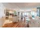 Open-concept living space with kitchen, dining, and living area with beautiful ocean views at 2967 S Atlantic Ave # 604, Daytona Beach, FL 32118