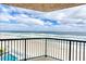 Balcony with views of the beach and pool at 3315 S Atlantic Ave # 705, Daytona Beach, FL 32118