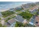 Coastal home aerial showcasing proximity to the beach and local amenities at 4734 S Atlantic Ave, Ponce Inlet, FL 32127