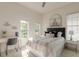 This bedroom features lots of natural light and a modern work space at 6271 W Fallsgrove Ln, Port Orange, FL 32128