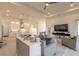 Inviting living area featuring stylish decor and ample natural light throughout the home at 6271 W Fallsgrove Ln, Port Orange, FL 32128