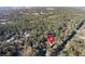 Scenic aerial view of wooded property, marked with a location pin at 749 Cassadaga Rd, Lake Helen, FL 32744