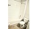 Bright bathroom features a tub with white subway tile surround and modern fixtures at 1077 Chelan Falls N Trl, Deland, FL 32724