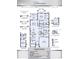 Detailed floor plan showcasing the layout of this four-bedroom, two-bath home with a two-car garage at 1077 Chelan Falls N Trl, Deland, FL 32724