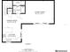 A well-organized floor plan details the open-concept living, dining, and kitchen areas on the first floor at 116 Moonstone Ct, Port Orange, FL 32129