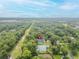 Aerial view of the home's location nestled among lush trees and surrounding neighborhood at 1500 Wyngate Dr, Deland, FL 32724