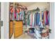 Walk-in closet with shelves, hanging racks and a mirror at 1500 Wyngate Dr, Deland, FL 32724
