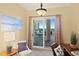 Well-lit sitting area and beautiful view from bedroom at 1925 S Atlantic Ave # 201, Daytona Beach, FL 32118