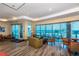 Community common area with ocean views and lots of seating at 1925 S Atlantic Ave # 201, Daytona Beach, FL 32118