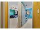 View into a bedroom with an ensuite bathroom and closet at 1978 S Old Mill Dr, Deltona, FL 32725
