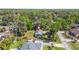 Home with a boat in the back yard and surrounded by mature trees at 2249 Swoope Dr, New Smyrna Beach, FL 32168