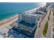 Stunning aerial view of beachfront resort with ocean views at 2700 N Atlantic Ave # 454, Daytona Beach, FL 32118