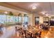 Inviting restaurant seating area with tables set for dining, offering lovely views of the ocean and beach at 2700 N Atlantic Ave # 454, Daytona Beach, FL 32118