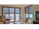Living space with tile floor, comfortable furniture, and views of the ocean at 3051 S Atlantic Ave # 2206, Daytona Beach, FL 32118
