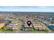 Aerial view of a neighborhood showcasing the home's location within a community at 3102 Cordgrass Ct, The Villages, FL 32163