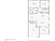 Floor plan showcasing layout of a house, including the placement of rooms at 3102 Cordgrass Ct, The Villages, FL 32163